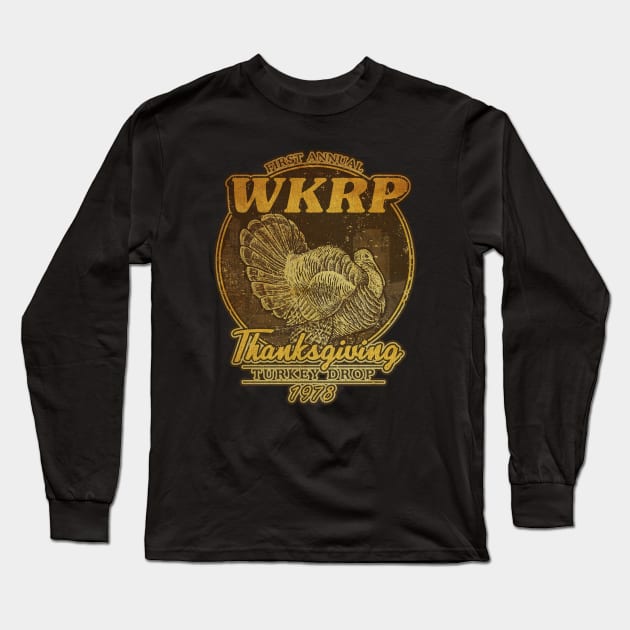 Thanksgiving Turkey Drop Long Sleeve T-Shirt by mobilmogok99